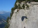 Paragliding Fluggebiet Europa » Frankreich » Rhone-Alpes,Annecy: Col de La Forclaz,abendliches Schattenspiel (Montagne du Charbon s�dlich des Sees bei Chevaline)