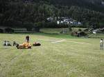 Paragliding Fluggebiet Europa » Schweiz » Wallis,K�hboden - Eggishorn,Landeplatz Lax, Wiese in direkter N�he zur Bahnstation