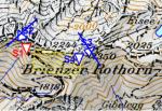 Paragliding Fluggebiet Europa » Schweiz » Bern,Brienzer Rothorn,Rot: Startplatz FLOB
Blau: GC Amt Entlebuch
Gelb: Einschr�nkungsgebiet.