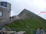 Paragliding Fluggebiet Europa » Schweiz » Bern,Brienzer Rothorn,Startplatz neben der Bergstation