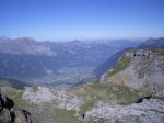 Paragliding Fluggebiet ,,Blick vom Chilcherberg ins Tal hinunter