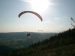 Paragliding Fluggebiet Europa Deutschland Nordrhein-Westfalen,Wenholthausen,Hermann will's noch mal wissen- 23.09.07  sp�ter gab's noch 'n gesponsertes Landebier von Thomas Schulte P.