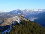 Paragliding Fluggebiet Europa Schweiz Glarus,Hirzli,Hirzli in voller Sch�nheit, vom Plaggenstock aus fotografiert