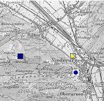 Paragliding Fluggebiet Europa Schweiz Glarus,Hirzli,Karte Hirzli (C) [url=www.gkg.ch]GKG[/url] mit m�glichem Landeplatz (gem�hte Wiese, kein fixer Landeplatz)
