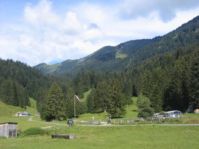 Landeplatzt beim Camping Platz