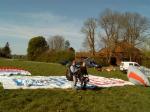 Paragliding Fluggebiet ,,Startsite with south wind, near village Klein Ulsa