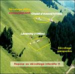 Paragliding Fluggebiet Europa » Schweiz » Fribourg,La Vudalla,Startplatz L�vanchy (SP) 1360m  Gleitschirme;
Startplatz Chalet d'Amont 1410 m Deltas.