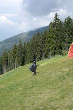 Paragliding Fluggebiet Europa » �sterreich » K�rnten,Emberger Alm,Hauptstartplatz 25.06.06, Blickrichtung West