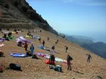 Paragliding Fluggebiet Asien » T�rkei,Babadag,Der untere Startplatz: Gro� und einfach