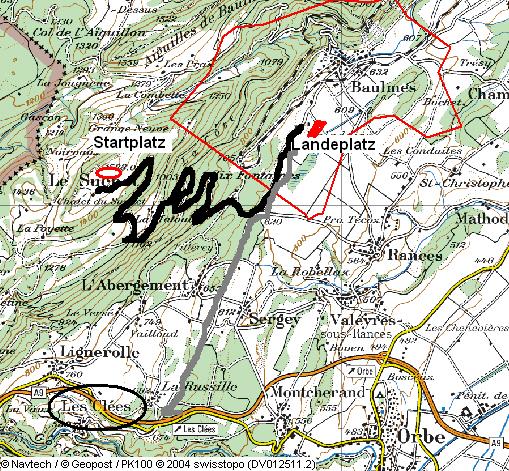 �bersichtskarte Le Suchet