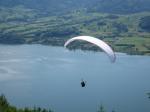 Paragliding Fluggebiet Europa » �sterreich » Ober�sterreich,Gr�nberg,Blick auf Traunsee vom Startplatz