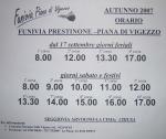 Paragliding Fluggebiet Europa » Italien » Piemont,Santa Maria Maggiore in Valle Vigezzo,Fahrplan der Gondelbahn (Stand Okt.07)