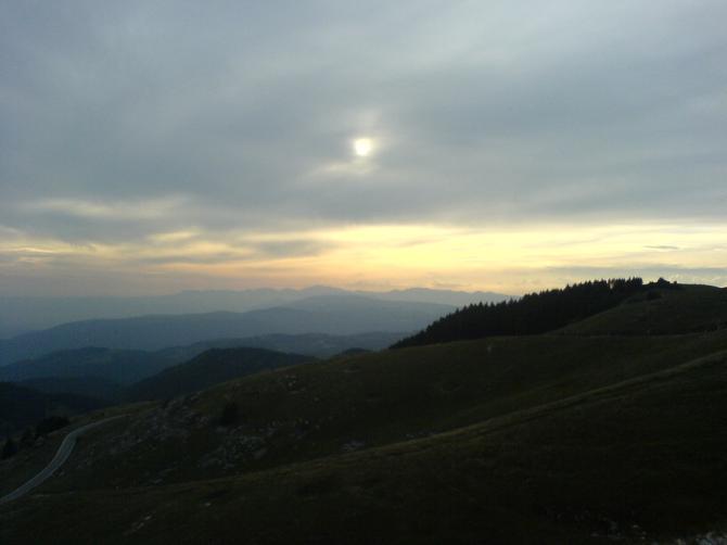 oberer Startplatz, unter der Cima del Grappa