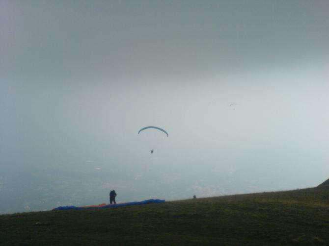oberer Startplatz, unter der Cima del Grappa
