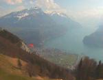 Paragliding Fluggebiet Europa » Schweiz » Schwyz,Urmiberg,Start von der Webcam festgehalten