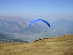 Paragliding Fluggebiet ,,Start vom Startplatz Laufb�den