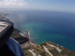 Paragliding Fluggebiet Europa » Spanien » Kanarische Inseln,La Palma - Torre del Time,Blick vom Grat auf den Landeplatz
