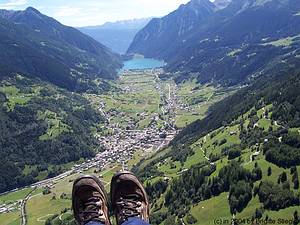 Flug �ber Poschiavo