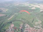 Paragliding Fluggebiet ,,Fliegen �ber Odernheim am Glan.
Foto Fritz Altrichter