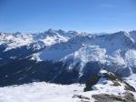 Paragliding Fluggebiet ,,Martegnas Blick nach S�den.
Von da sollte kein zu starken Wind wehen (F�hn ist sehr gef�hrlich in Savognin).