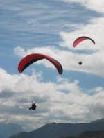 Paragliding Fluggebiet Europa Schweiz Graub�nden,Chur Brambr�esch-Dreib�ndenstein,Gleitschirme �ber Brambruesch