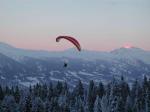 Paragliding Fluggebiet Europa » Schweiz » Graubünden,Chur Brambrüesch-Dreibündenstein,Im Winter kann man mit dem Skilift (mit Skiern) hoch!