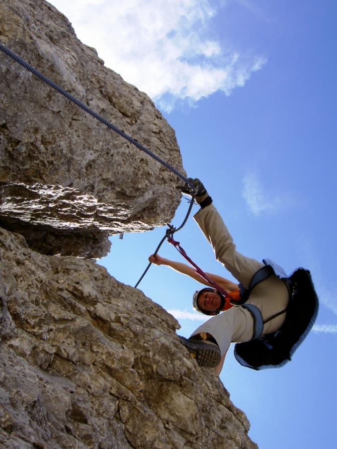 Der Klettersteig ist in Schmankerl f�r unfliegbare Tage.