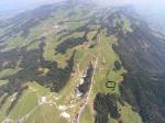Paragliding Fluggebiet Europa » Schweiz » Appenzell Innerrhoden,St Anton,Startplatz von oben:
im rechten unteren Viertel erkennt man noch einen Schirm... 
(C) Raphael Pongratz 
siehe OLC