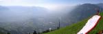 Paragliding Fluggebiet Europa » Italien » Trentino-S�dtirol,Muth�fe,Aussicht am Start: Blick Richtung Meran