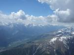 Paragliding Fluggebiet Europa » Schweiz » Graub�nden,Alp d' Ischolas,(C) Urs Bernegger 
Abflug vom Piz Arina