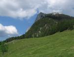 Paragliding Fluggebiet Europa » �sterreich » Tirol,Zahmer Kaiser, Ritzau-Alm,Startplatz Blick Richtung Ost zur Naunspitze