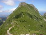 Paragliding Fluggebiet ,,Gratweg zum Gipfel
Starten kann man auf der R�ckseite oder hier; ganz oben habe ich es noch nie probiert...