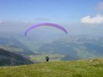 Paragliding Fluggebiet Europa » Schweiz » St. Gallen,Hinterrugg,Start vom West-Startplatz