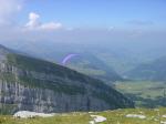 Paragliding Fluggebiet Europa » Schweiz » St. Gallen,Hinterrugg,nach dem Start vom West-Startplatz