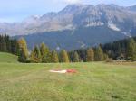 Paragliding Fluggebiet Europa » Schweiz » Graubünden,Piz Scalottas,Inoffizieller Landeplatz oberhalb des Parkplatzes der Talstation...
Nur ausserhalb der Vegetationszeit oder falls gemäht benutzbar!
Im Hintergrund das Rothorn.