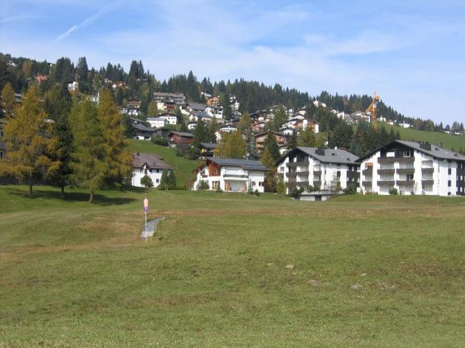 Offizieller Landeplatz am Heidsee, mit Windsack.
Der landeplatz ist nur wenig von der Talstation auf das Rothorn entfernt.