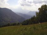 Paragliding Fluggebiet Europa » Frankreich » Rhone-Alpes,Chamoux,Startplatz mit Blick ins Tal