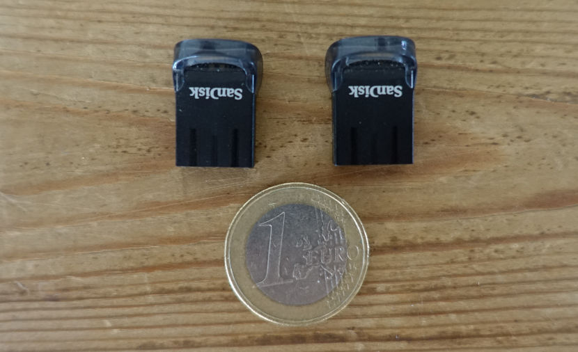 Die USB-Sticks sind extrem klein und heutzutage vor allen Dingen erschwinglich!