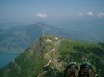Paragliding Fluggebiet Europa » Schweiz » Schwyz,Rigi,Blick auf Rigi Kulm