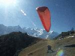 Paragliding Fluggebiet Europa » Frankreich » Rhone-Alpes,Planpraz,Abehebn von 'Plan Praz'