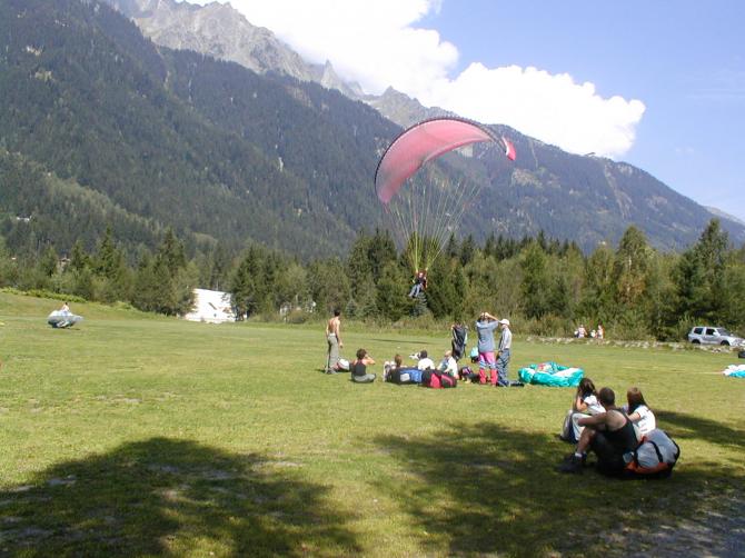 Landeplatz Bois du Bouchet im August 2005