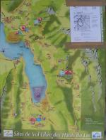 Paragliding Fluggebiet Europa » Frankreich » Rhone-Alpes,Annecy: Col de La Forclaz,Übersicht