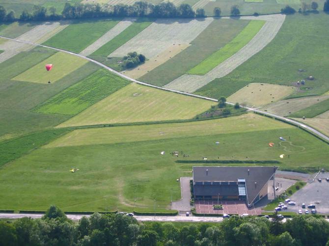 Hauptlandeplatz des Col de la Forclaz