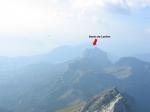 Paragliding Fluggebiet Europa » Frankreich » Rhone-Alpes,Annecy: Col de La Forclaz,Blick von La Tournette auf Dents de Lanfon