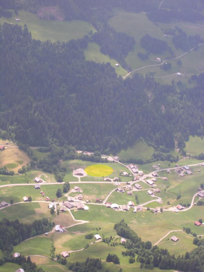 ALTER Landeplatz "le Bouchet": landen verboten!!!