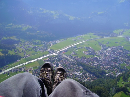 Sicht auf Meiringen und Landeplatz(links)
Foto by Vaudee