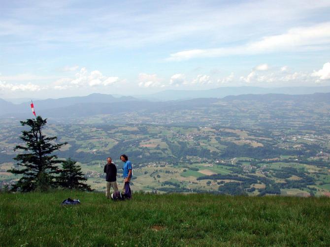 Blick vom Startplatz