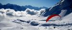Paragliding Fluggebiet Europa » Schweiz » Wallis,Fiesch - Kühboden/Eggishorn,Über dem Kühboden im Dezember 2008