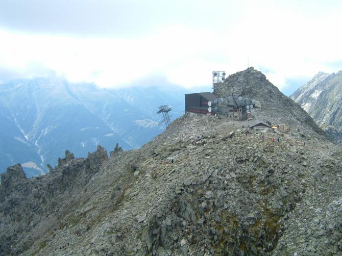Eggishorn am überhöhen.