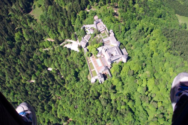 Blick auf Schloss Ringberg